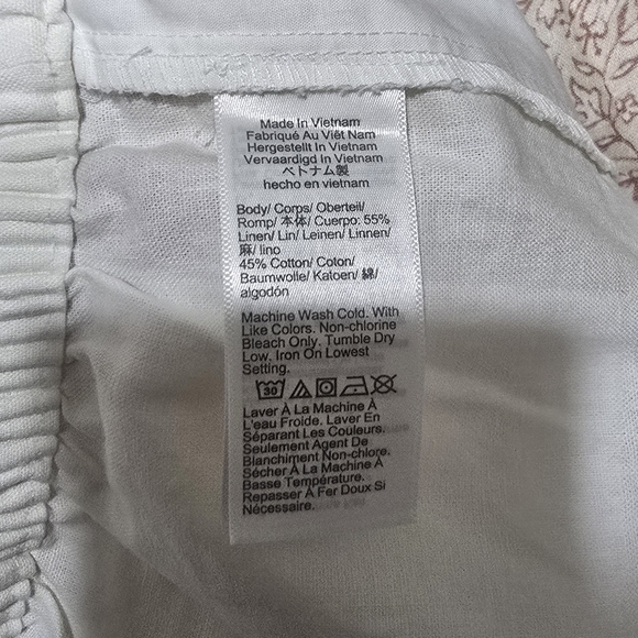 NWT J. Crew Women Linen Blend Pants Size 14 - Picture 6 of 6